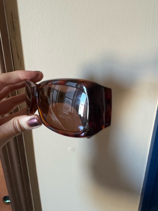Vintage tort Christian Dior rectangle sunglasses main image 4